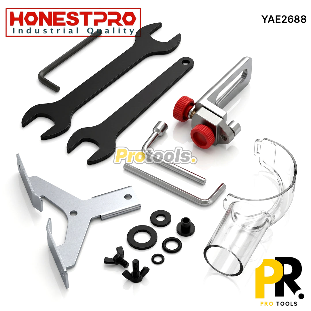 PAUMELLEUSE A BATTERIE 21V 2.0AH 6.0MM-8.0MM BRUSHLESS HONESTPRO | YAE2688 آلة حفر مفاصل الأبواب