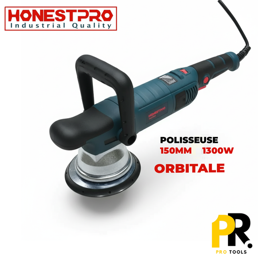 POLISSEUSE ORBITALE ELECTRIQUE 1300W 150MM HONESTPRO | YAE4609 آلة التلميع