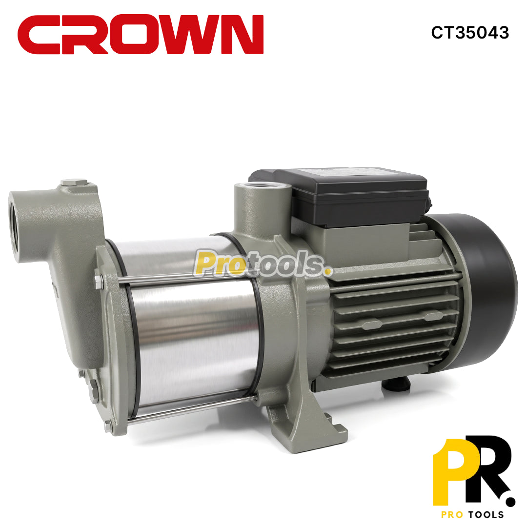 POMPE A EAU SILENCIEUSE 4 TURBINES 750W CROWN [CT35043] RS4 مضخة
