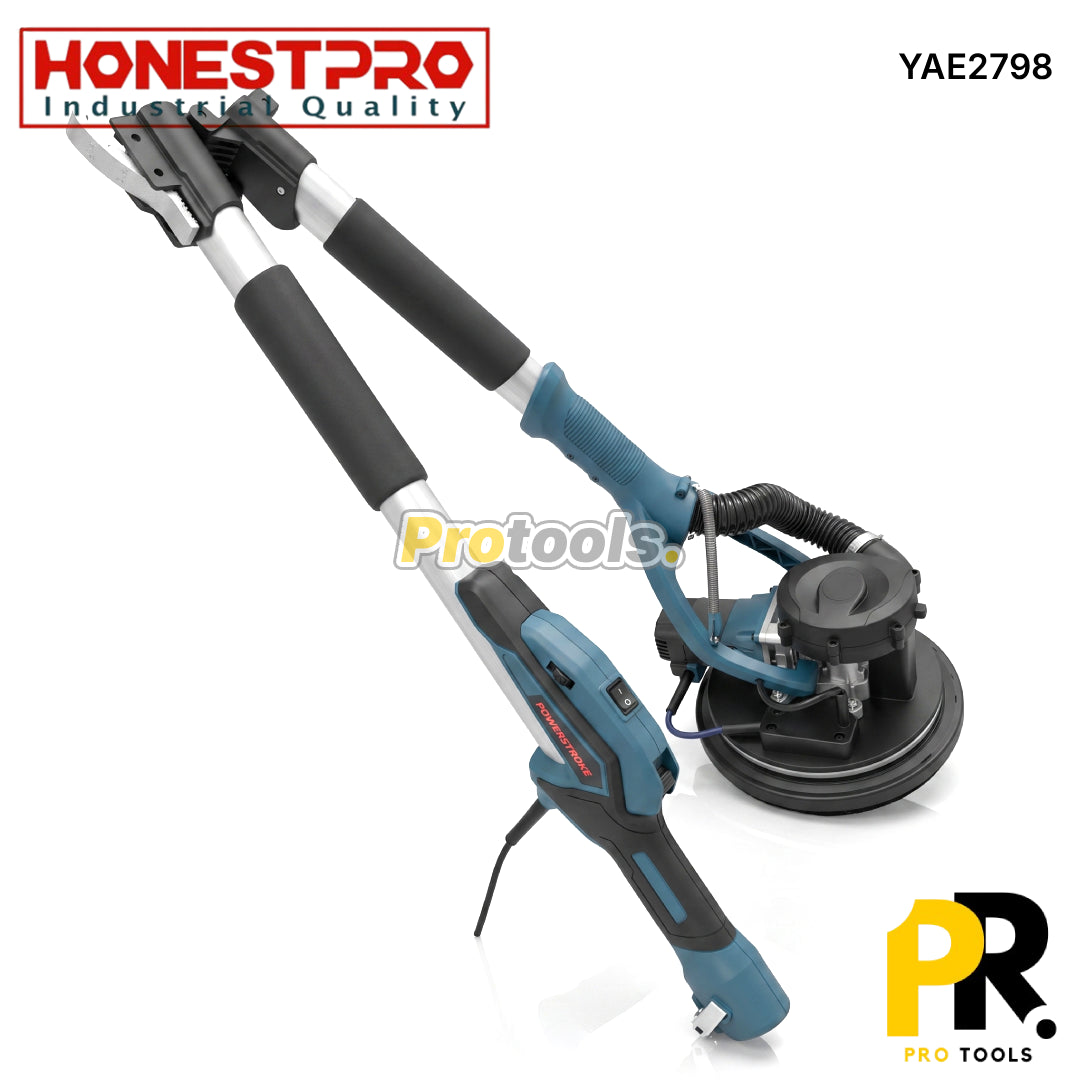 PONCEUSE GIRAFE ELECTRIQUE AVEC ASPIRATEUR 215MM 1050W HONESTPRO [YAE2798] مصنفرة الحوائط