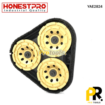PONCEUSE A BETON ELECTRIQUE 3 DISQUES 115MM 2450W HONESTPRO [YAE2824] صنفرة خرسانة