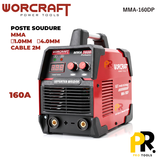 POSTE SOUDURE 220V 160A MMA WORCRAFT [MMA-160DP] جهاز التلحيم