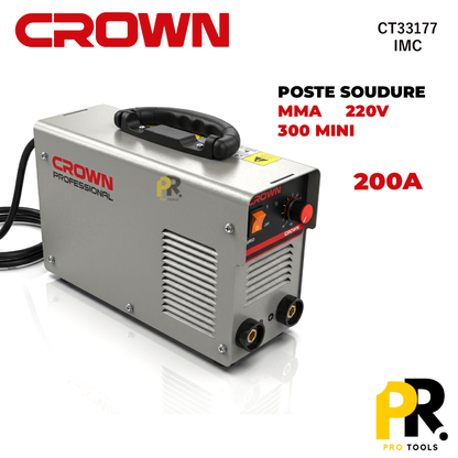 POSTE SOUDURE 220V 200A  MMA CROWN | CT33177 IMC جهاز التلحيم