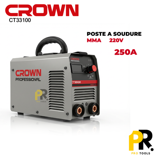POSTE SOUDURE 220V 250A MMA CROWN | CT33100 جهاز التلحيم