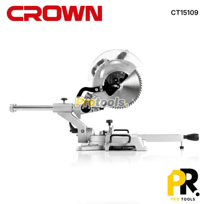 SCIE A ONGLET GLISSIERE ELECTRIQUE 2000W 255MM CROWN [CT15109] منشار منزلق