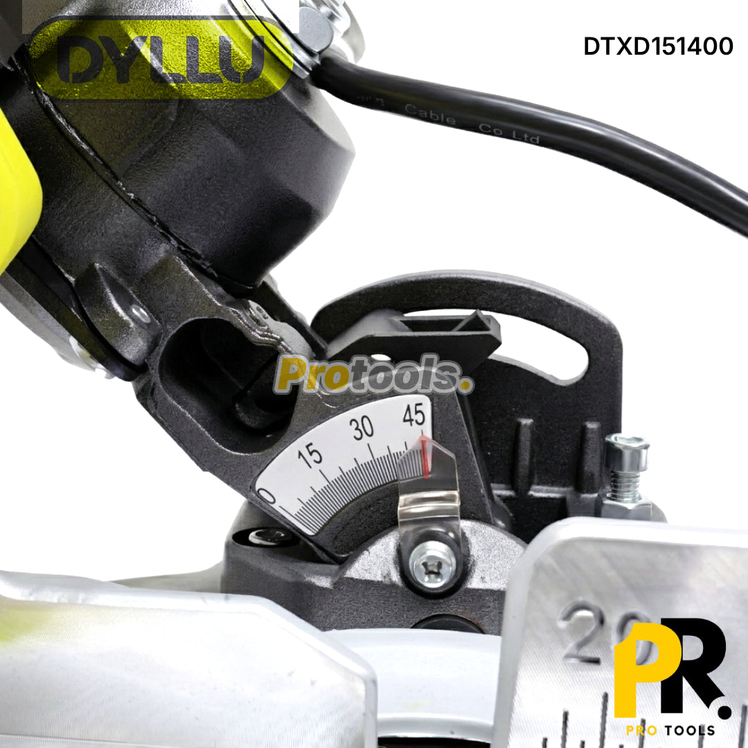 SCIE A ONGLET ELECTRIQUE 210MM 1400W DYLLU [DTXD151400] منشار طاولة