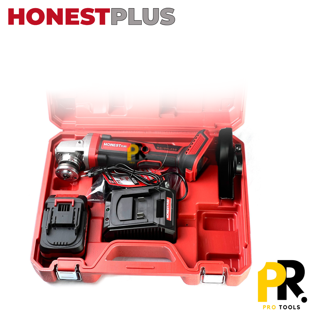 TRONCONNEUSE MEULEUSE BATTERIE 115MM 21V 4.0AH BRUSHLESS HONESTPLUS | YAE6179 آلة التقطيع