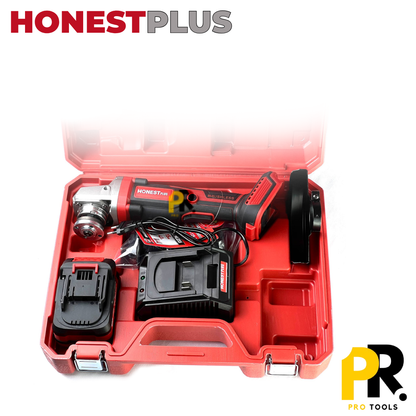 TRONCONNEUSE MEULEUSE BATTERIE 115MM 21V 4.0AH BRUSHLESS HONESTPLUS | YAE6179 آلة التقطيع