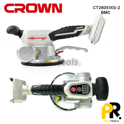 VENTOUSE VIBRANTE A BATTERIE 20V 2.0AH 130MM BRUSHLESS CROWN | CT26051XS-2 BMC الة وضع السيراميك بالاهتزاز
