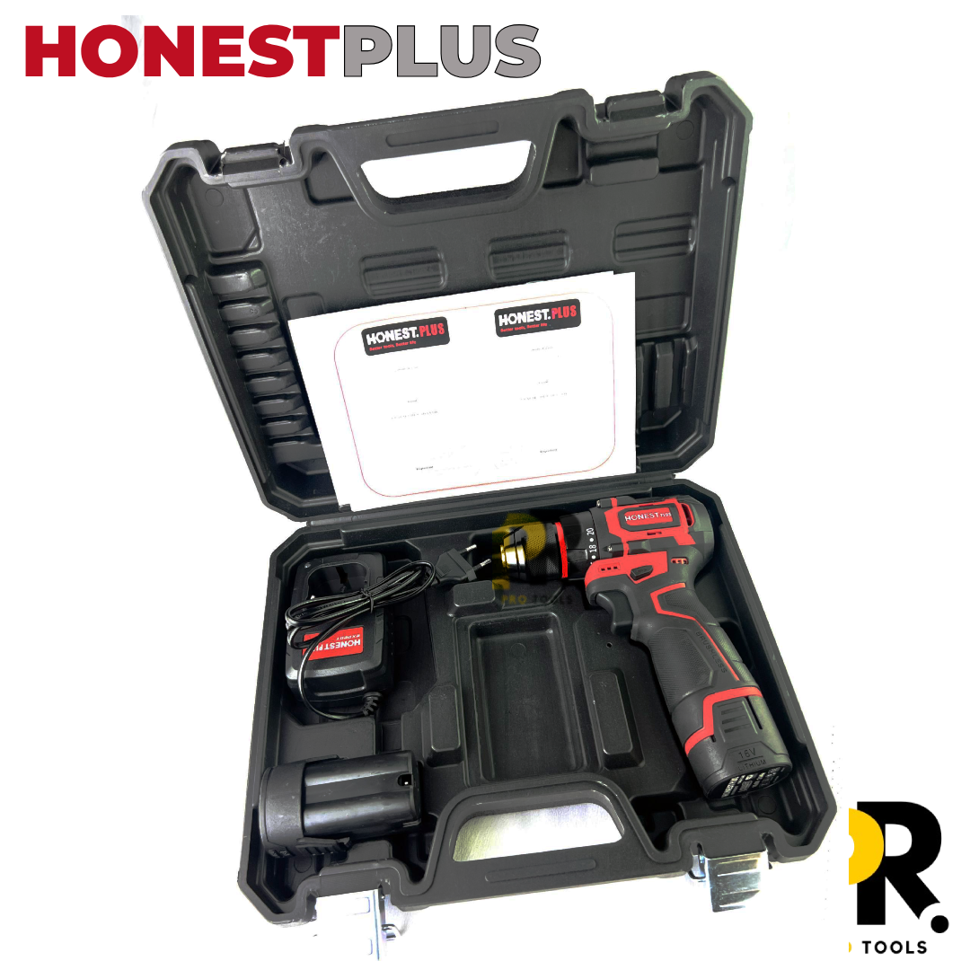 VISSEUSE PERCEUSE 16.8V 2.0AH 10MM 45N.M BRUSHLESS HONESTPLUS | YAE6124 الة فك البراغي