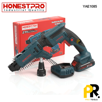VISSEUSE PLAQUISTE AUTOMATIQUE 21V 2.0AH BRUSHLESS HONESTPRO | YAE1085 مفك براغي للجبس